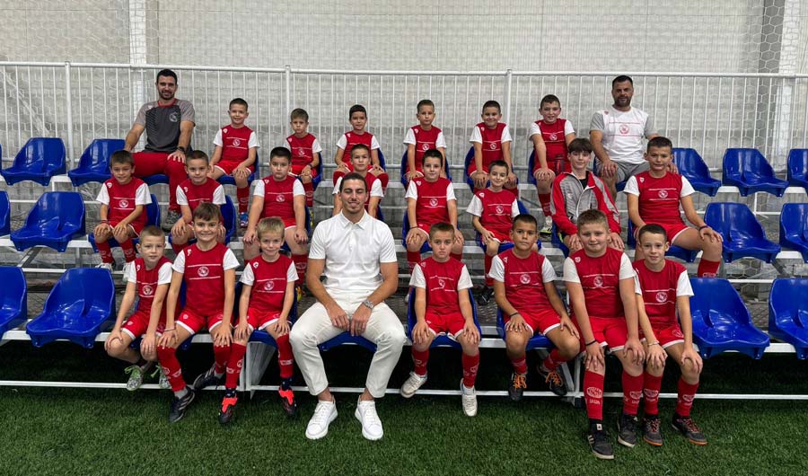 Babić obišao male fudbalere